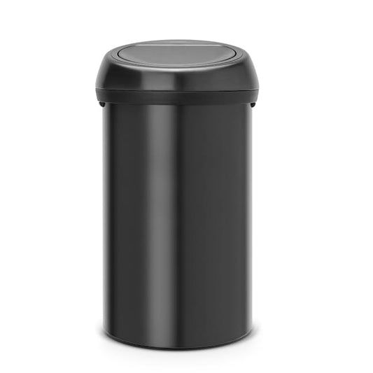 Brabantia Touch Bin New Matt Svart Fingerprint Proof - 60L gyllene i rostfritt-stal