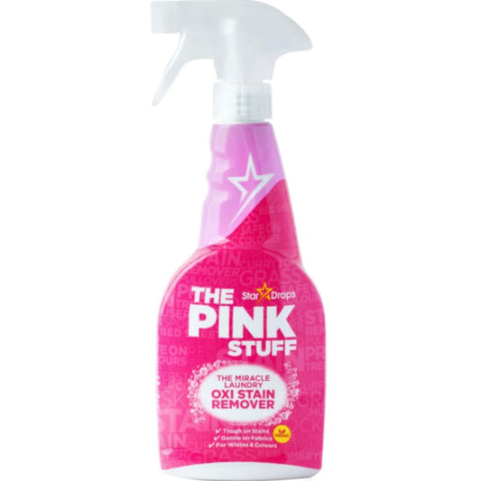 The Pink Stuff Miracle Laundry Oxi Stain Remover Spray - 500ml vitt